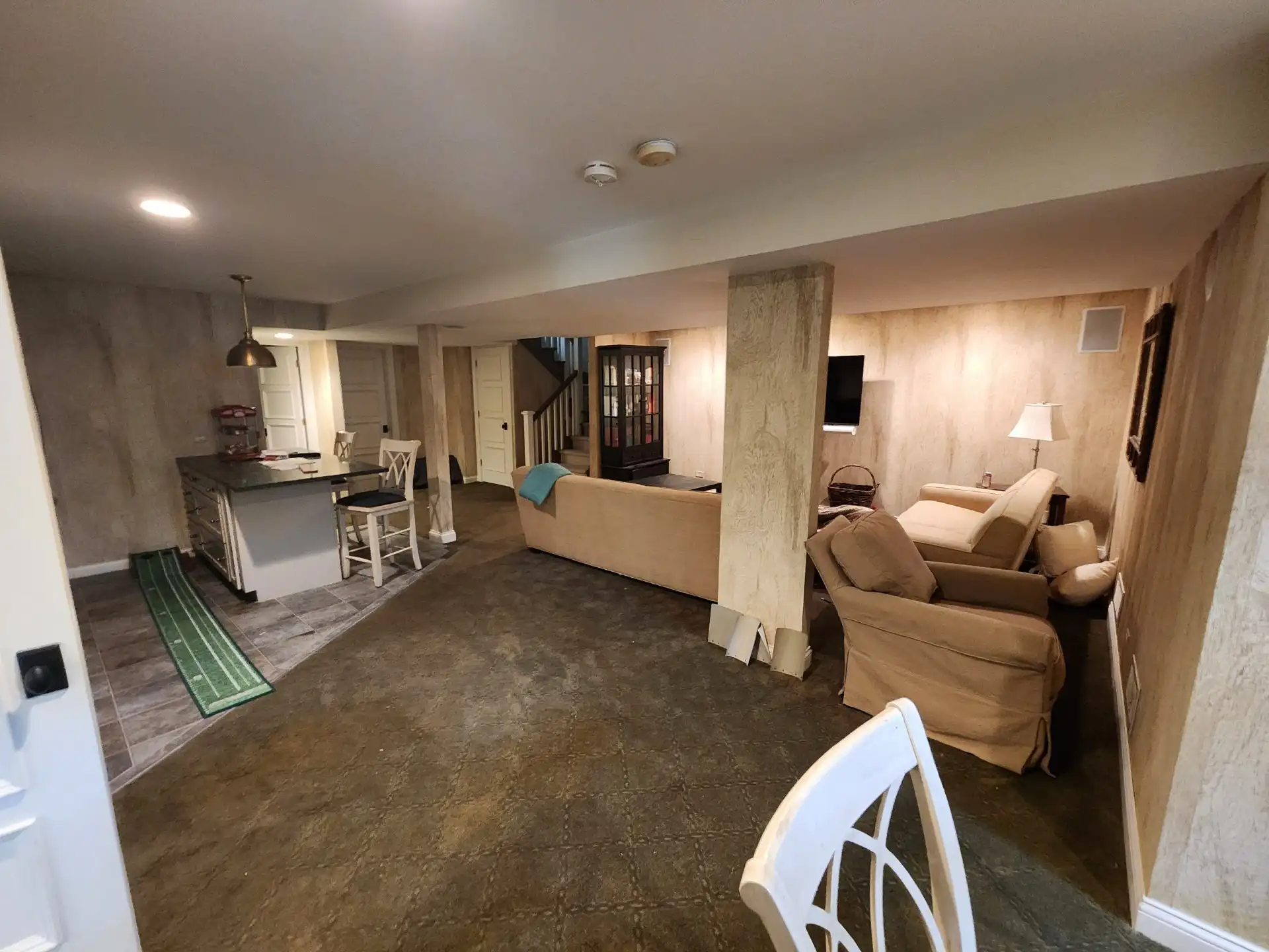 Wallpaper installation project in San Marcos, CA
